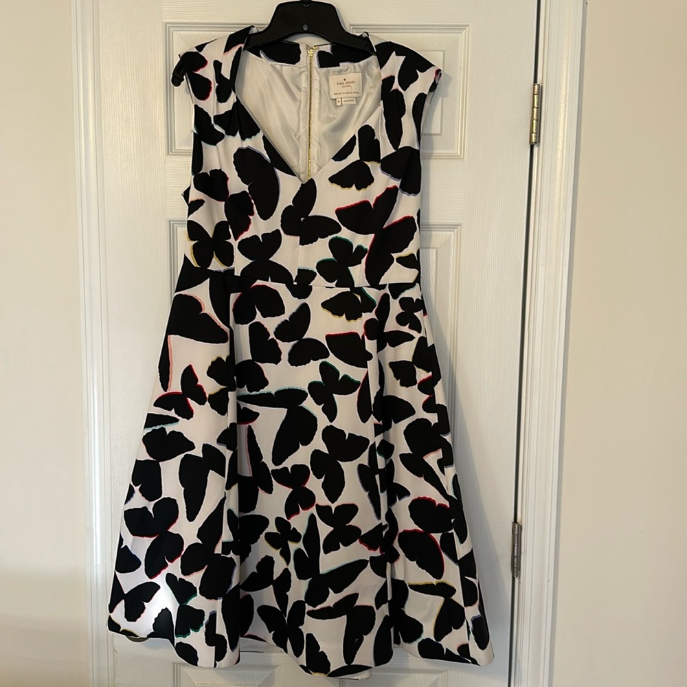 Black and White Butterfly Size 12 Dress